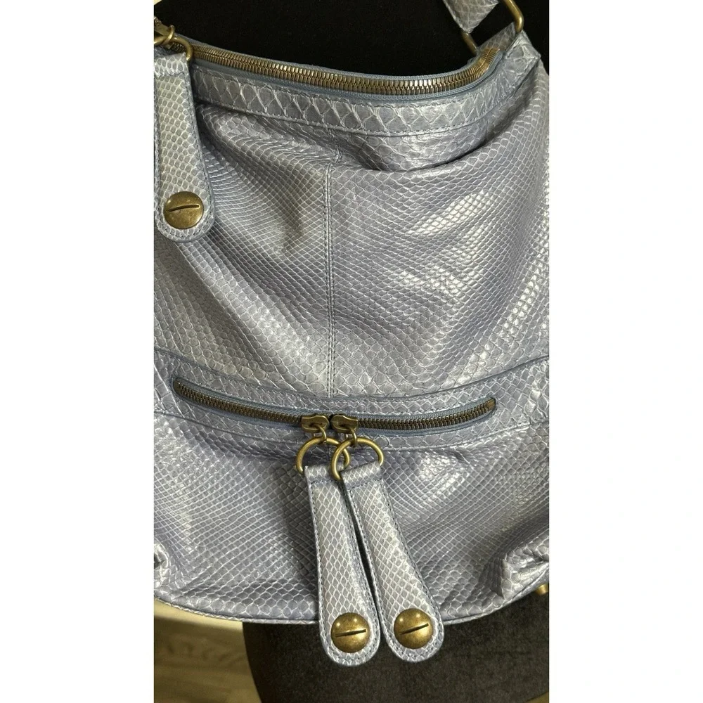 Gerard Darel Midday Hobo Bag Genuine Python Y2K Style Quiet‎ Luxury France Rare